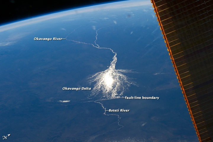 Okavango delta (ISS)