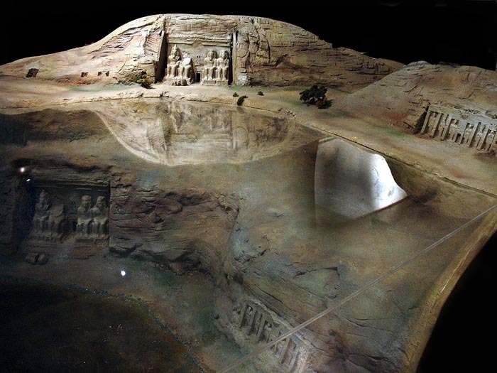 Abú Simbel - model