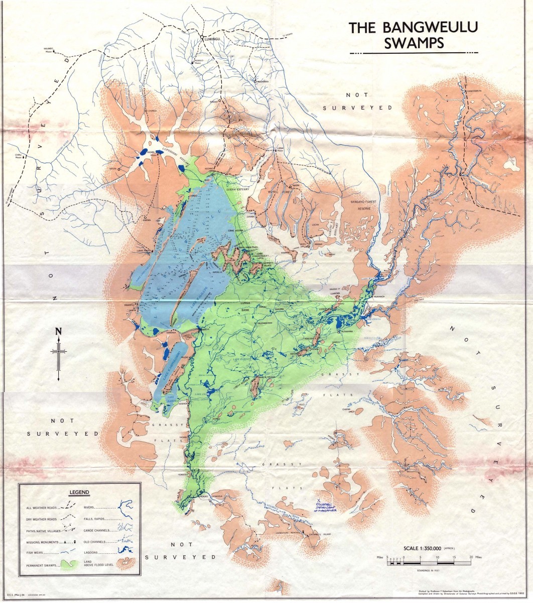 jezero Bangweulu a okolí