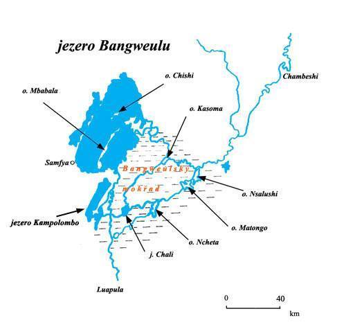 jezero Bangweulu