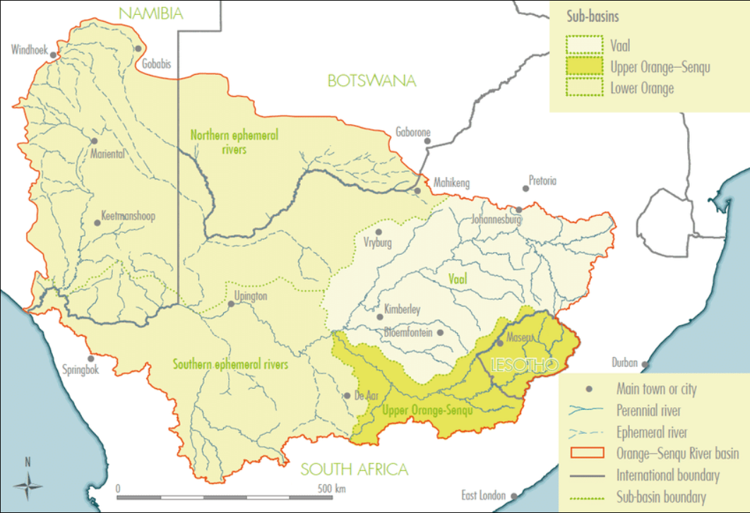 Orange-Senqu River Basin (ORASECOM 2014)