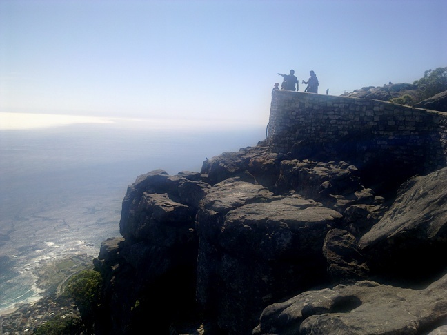 Na vrcholu Table mountain, Cape Town, Jižní Afrika