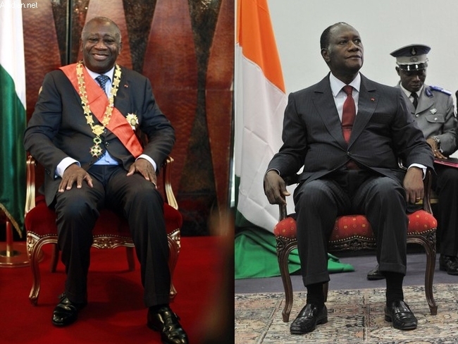 Gbagbo a Ouattara