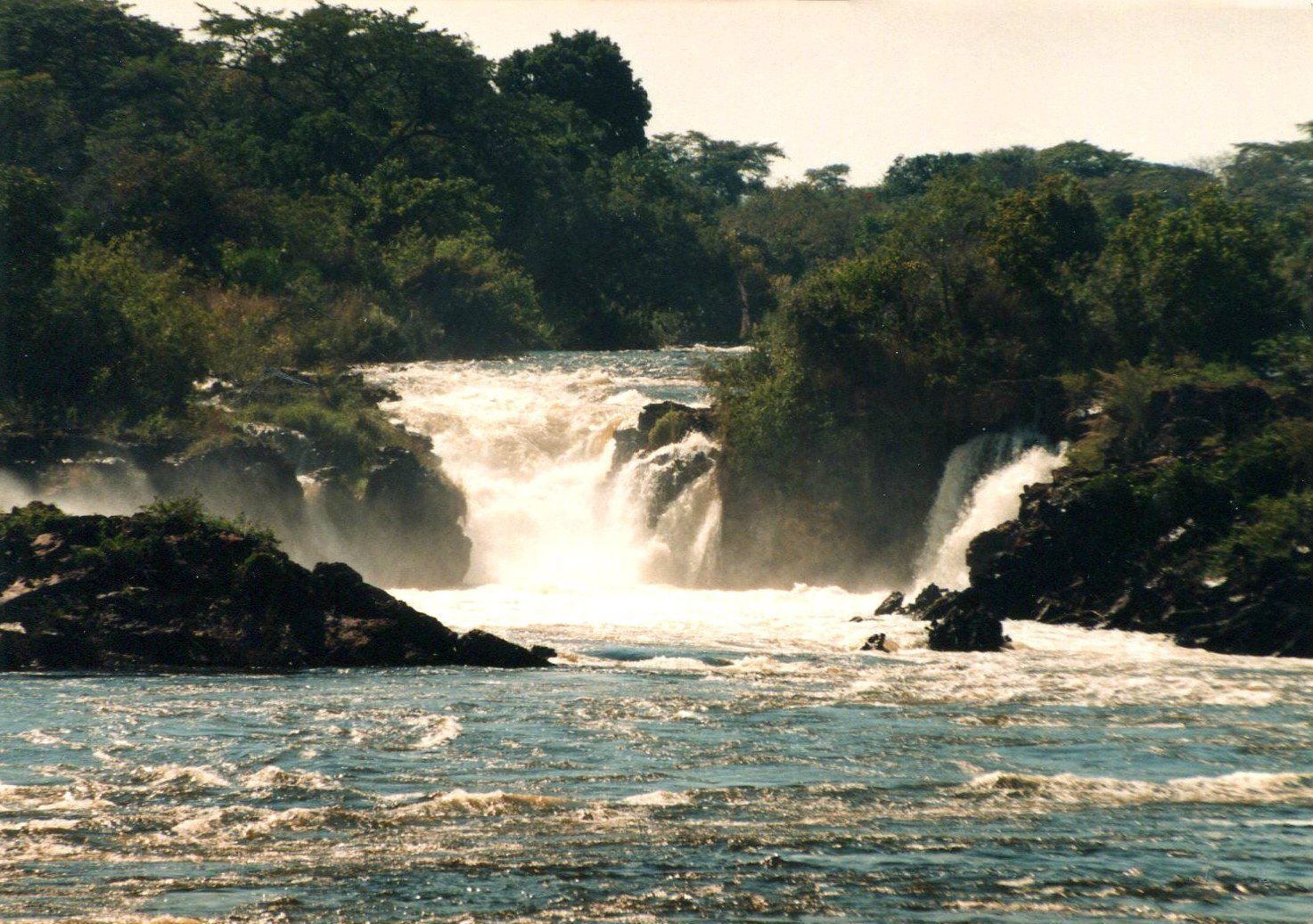 Vodopády Ngonye, Zambezi, Zambie