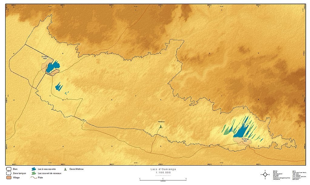 Ounianga mapa