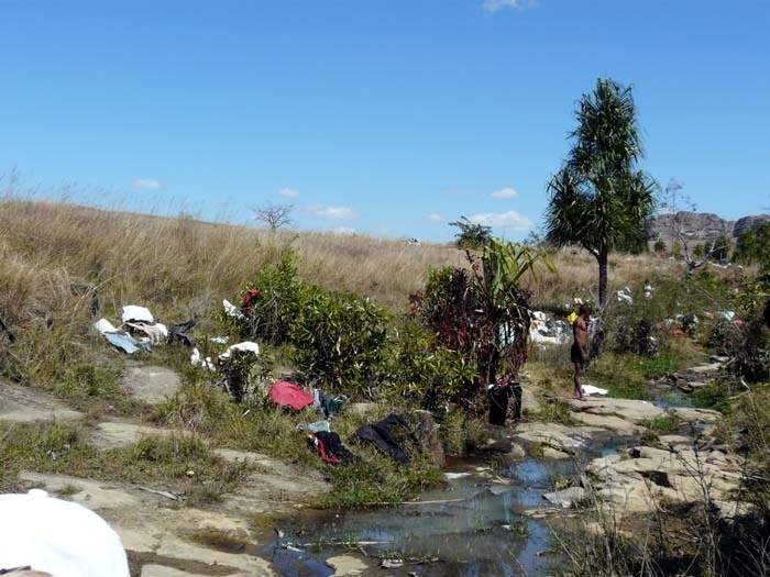 praní pradla, Ranohira, Madagaskar